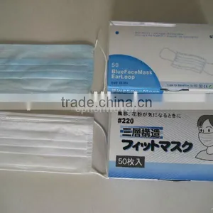 Disposable Face Mask, Surgical Face Mask, Nonwoven Mask With Ear Loop CE ISO Certification thumbnail-1
