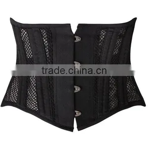 Women's Breathable's Net Corset Shaper Slimmer Work Out Waist Trainer Shapewear thumbnail-2