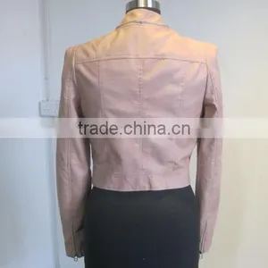 Jackets Product Type and 100% Polyester Shell Material Leather Jacket Coat thumbnail-2