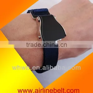 Unique Airline Men Gold Silver Stainless Steel Magnetic Bracelet thumbnail-1