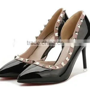 GZY Women High Heel Shoes Good Quality Hot Selling Whoelsale Guangzhou 2017 Stock Charming Model Italy Stock thumbnail-1