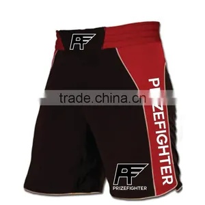 White and Black MMA Shorts Durable Martial Arts in Sportswear Men thumbnail-5
