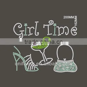 High Heels Juice Bag Transfer Rhinestone Pattern thumbnail-1