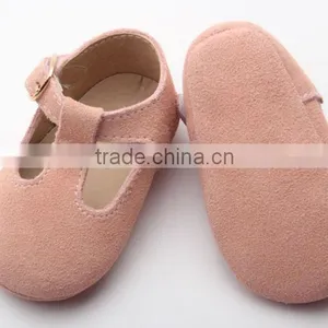 Soft Handmade 100% Genuine Leather Baby Shoes Leather thumbnail-3
