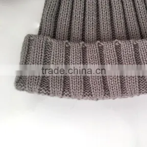 Myfur Wholesale Women Wool Beanie With Genuine Fox Body Fur Bobble thumbnail-4