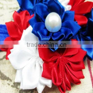 Classic Red White and Royal Blue PATRIOTIC HEADBAND FOR Baby Hair Accessories thumbnail-4