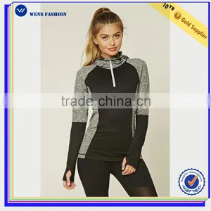 Guangdong Wholesale Custom T-shirt Contrast Color Hoodie Sweatshirt Women thumbnail-1