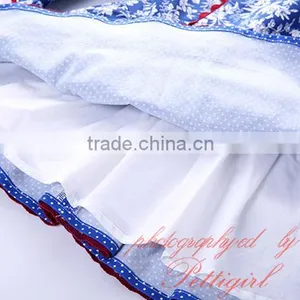 Spanish Flower Girl Dress Baby Cotton Frock Design for 3 Years Old Girl Wear thumbnail-5