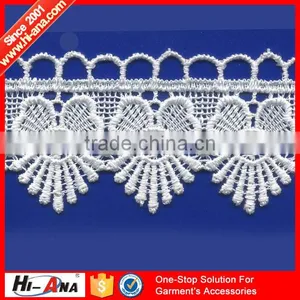African Cord Lace Manufacture,guipure Lace Top,fancy Polyester Lace Trim Exporter thumbnail-1