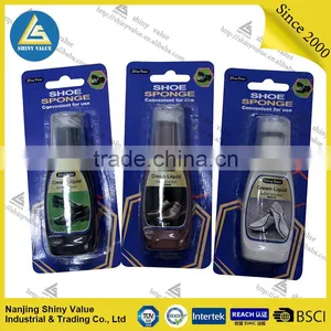 25ml 3 Pack Assorted Blister Card Liquid Shoe Shine /shoe Polish for Leather Protection thumbnail-5