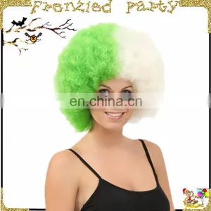 Green and White Ombre Two Tone Afro Kinky Hair FGW-0026 thumbnail-2