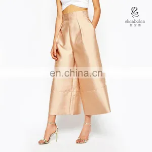 2015 New Design Premium Structured Tailored Culotte Women's Fashion Pants thumbnail-1