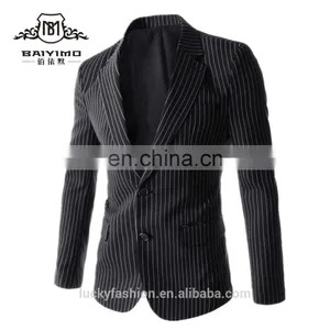China Jacket Manufacturer Slim Fit Mens Blazer thumbnail-1