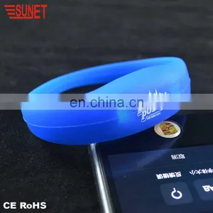 2018 SUNJET Best Selling Product Popular Full Silicone Material LED Bracelet Motion Activated thumbnail-4