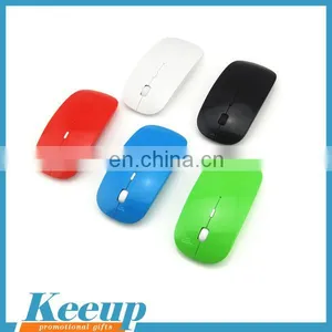 3D Custom Logo Printed Usb Optical Wireless Mouse for Promo thumbnail-1