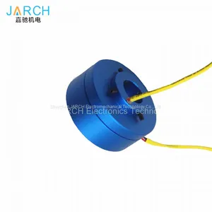 Electrical Slip Ring Transmitting Rotary Electric Power Slip Ring Flat With Hole Size 100mm thumbnail-3