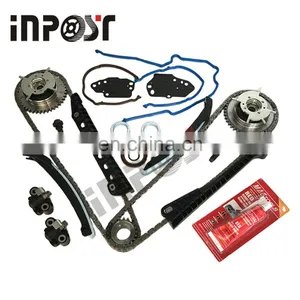 Timing Chain Kit Cam Phaser For Ford F150 F250 Lincoln 5.4L 3V Timing Cover Seal 3R2Z-6A257-DA thumbnail-1
