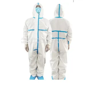 CE Custom Unisex Disposable Non-woven Work Safety Protective Suit thumbnail-2