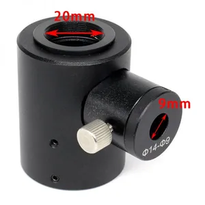 Monocular Coaxial Illuminated Digital Microscope Adapter Interface 26mm 20.23mm Half Reflection Half Transmission Lens Adapter thumbnail-2