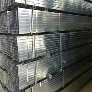 Q235B Low Carbon Steel Pipe Pre-Galvanized/Hot Galvanized Square/Rectangular Steel Pipe thumbnail-1