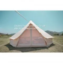 5m Canvas Bell Tent Custom Canvas Bell Tent Large Camping Tents Cotton Canvas Tent Supplier thumbnail-4