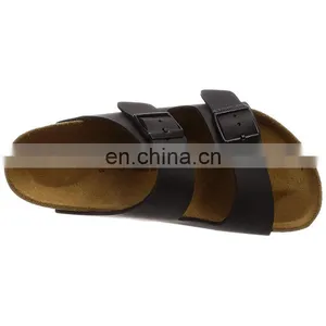 Classic Cork Stock Arizona Unisex Leather Sandal Custom Casual Wear Amazon Cork Outdoor Beach Sandals Slippers thumbnail-4