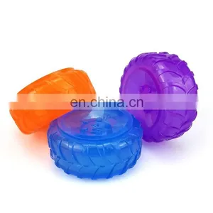 High Durable Tire Shape Design Interactive Pet Food Toy Leakage Dog Toy thumbnail-1