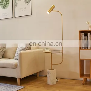Modern Unique Design Golden Floor Lamps for Living Room and Hotel Lighting thumbnail-5