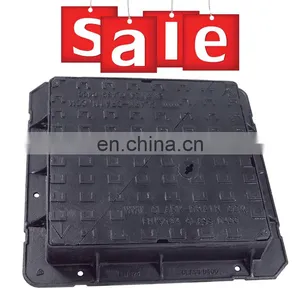 Easy Installation Heavy Duty Ductile Iron Manhole Cover En124 B125 D400 thumbnail-2