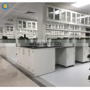 Manufacture Laboratory Work Bench Chemistry Physics Laboratory Table With Shelves thumbnail-2