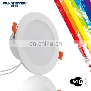 Hot Sell Smart Recessed Downlight Led 10W Dimmable Easy Installation Wifi Enable Smart Downlight by Amazon Echo Google Home thumbnail-2