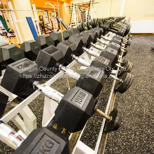 10kg Dumbbells Spraying / Encapsulating Dumbbells For Sale thumbnail-3