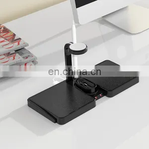 Wireless Charger 4 in 1 New Product for 2020 Wireless Charging Matt for Iphone/watch/earphone Universal Wireless Charger thumbnail-1