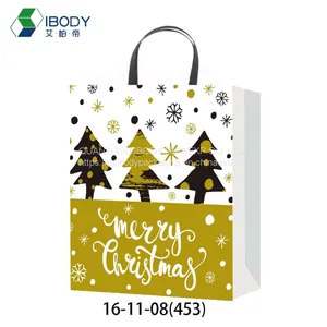 Recycled White Cardboard Design Shopping Bag Custom Printed Logo With Portable Handle thumbnail-2