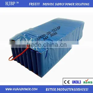 China HJBP Super Popular 10ah|20ah|30ah40ah|50ah|60ah|100ah Rechargeable 18650 24V Li-ion Lithium Battery for Ups Power Supply thumbnail-1