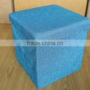 Perfect Size Foliding Square Ottoman thumbnail-1