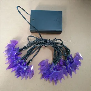 Halloween String Lights Decoration With Lighted Pumpkin, Bat Small Ball, Spider, Christmas Holly Fairy Lights thumbnail-3