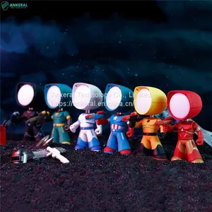 2022 Trend Best Selling Mini Robot Night Light Surprising Christmas Gifts for Kids thumbnail-1