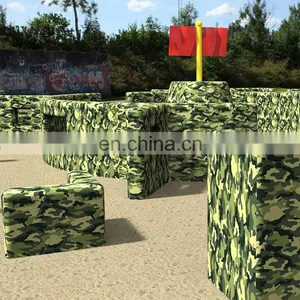 Outdoor Laser Tag Paintball Equipment Inflatables Paintball Obstacles Bunker Field thumbnail-2