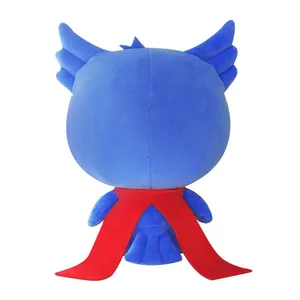 Custom OEM Pillow Stuffing Keychain Cute Stuffed Mascot Customized Plush Soft Toys Stuffed Animal Owl Manufacturers in Dongguan thumbnail-4