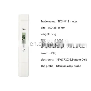 Portable Mini Cheap Price Three Seconds Quickly Testing Tds Water Tester for Drink Water thumbnail-5