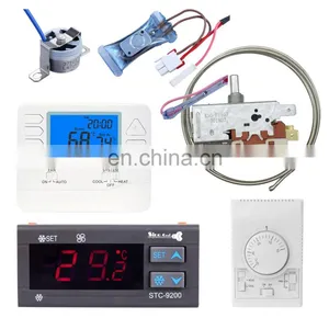 All Model Thermostat for HVAC System Refrigerator Refrigeration Spare Parts Defrost Heating Bimetal Temperature Controll Price thumbnail-1