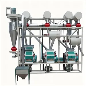 Automatic 20tpd Wheat Maize Corn Semolina Rice Roller Flour Griding Machine Wheat Flour Mill Milling Machine thumbnail-3