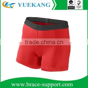 Women Low Cut Compression Shorts, Fitness Workout Running Shorts thumbnail-1