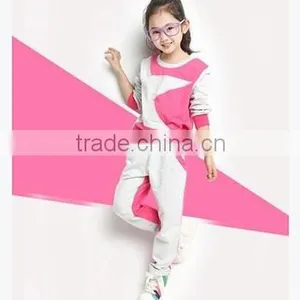 Children Sports Wear Plain T-Shirt and Sport Pants / Wholesale Clothing Made in China Jiangxi Nanchang Factory thumbnail-3