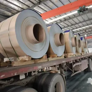 3105 Aluminum Roll Coated With Kraft Paper Blue Film Can be Cut Into Small Rolls 40 Meters Width 910mm1000mm Processing Custom Thickness Complete thumbnail-2