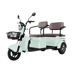 Cheap Electric Motortricycle 3 Wheeler Tricycle E-Trike Tuktuk for Passenger From China Manufactory thumbnail-5