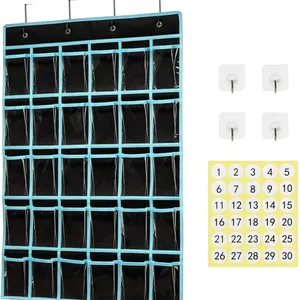 Classroom Pocket Chart Organizer,Cell Phones Calculator Holder,Hanging Wall Organizers thumbnail-1