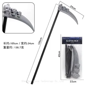 Kids Halloween Plastic Trident Props - Assembled Toy Weapons for Cosplay Parties thumbnail-3