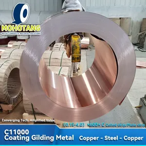 Copper - Steel - Copper Copper Strip Cu Clad Materials T2/If/T2 C11000 thumbnail-3